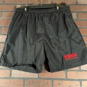 🪖 Vintage 90s USMC Nylon Shorts – "The Few, The Proud" ( XL )